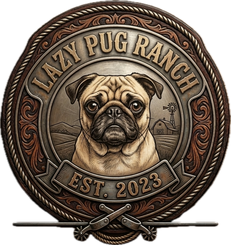 Lazy Pug Ranch logo